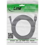 InLine USB 3.2 Gen.1 Kabel, USB-C St gewinkelt - USB-A St für VR, schwarz, 5m