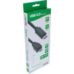 InLine USB 2.0 Kabel, USB-C Stecker an Micro-B, schwarz, 2m
