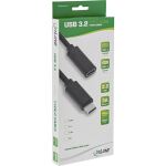 InLine USB 3.2 Gen.1x2 Kabel, USB-C Verlängerung ST/BU, schwarz, 2m