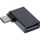 InLine USB 3.2 Gen.2 Adapter, USB-C Stecker an A Buchse 90° gewinkelt OTG