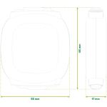 InLine USB-C Kabel im Case, einziehbar, 100W, 0,80m, schwarz/grau