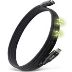 InLine Magnetic USB-C Kabel, USB-C Stecker/Stecker, 100W, schwarz, 1m