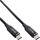 InLine Magnetic USB-C Kabel, USB-C Stecker/Stecker, 100W, schwarz, 1m