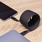 InLine Magnetic USB-C Kabel, USB-C Stecker/Stecker, 100W, schwarz, 2m