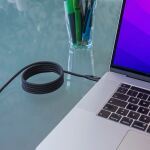 InLine Magnetic USB-C Kabel, USB-C Stecker/Stecker, 100W, schwarz, 2m