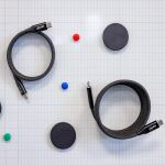 InLine Magnetic USB-C Kabel, USB-C Stecker/Stecker, 100W, schwarz, 2m