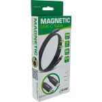 InLine Magnetic USB-C Kabel, USB-C Stecker/Stecker, 100W, schwarz, 1,5m