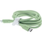 InLine USB 2.0 Kabel, USB-C Schnellladekabel 100W, Matcha Latte/grün 1m