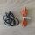 InLine USB 2.0 Kabel, USB-C Schnellladekabel 100W, Papaya/orange 1m