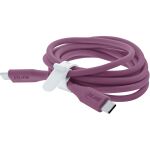 InLine USB 2.0 Kabel, USB-C Schnellladekabel 100W, Wild Berry/violett 1m