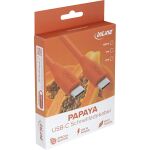 InLine USB 2.0 Kabel, USB-C Schnellladekabel 100W, Papaya/orange 2m