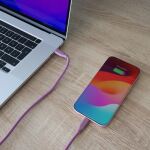 InLine USB 2.0 Kabel, USB-C Schnellladekabel 100W, Wild Berry/violett 2m