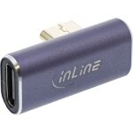 InLine USB4 Adapter, USB-C Stecker/Buchse vertikal rechts/links gewinkelt