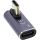 InLine USB4 Adapter, USB-C Stecker/Buchse vertikal rechts/links gewinkelt