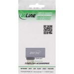InLine USB4 Adapter, USB-C Stecker/Buchse rechts/links gewinkelt, Alu, grau