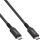 InLine USB4 Kabel, USB-C, Stecker/Stecker, 40 Gb/s, schwarz, 1 m