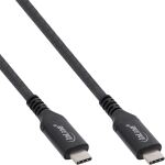 InLine USB4 Kabel, USB-C, Stecker/Stecker, 40 Gb/s, schwarz, 1,50 m