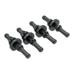 InLine Lüfter Entkopplung, für Lüfter aller Größen von 60 bis 120mm, 4er Pack