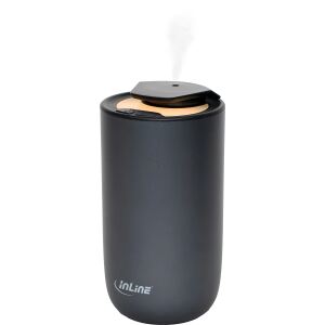 InLine Aroma Diffuser Home & Car, wasserlos, Ambientelicht, Akku
