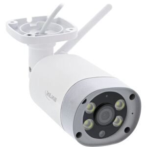 InLine SmartHome HD WLAN Außenkamera mit LED, IP66