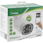 InLine SmartHome HD WLAN Außenkamera mit LED, IP66