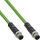 InLine Industrie Netzwerkkabel, M12 4pol D-kodiert Stecker/Stecker, PUR, 1m