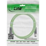 InLine Industrie Netzwerkkabel, M12 4pol D-kodiert Stecker/Stecker, PUR, 2m