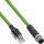 InLine Industrie Netzwerkkabel, M12 4pol D-kodiert St. zu RJ45 St., PUR, 7,5m