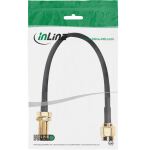 InLine WLAN Kabel, R-SMA-Stecker auf R-SMA-Kupplung, 0,3m