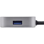 InLine USB Fingerabdruckscanner mit Hub, Windows Hello, 1,5 m, silber