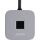InLine USB Fingerabdruckscanner mit Hub, Windows Hello, 1,5 m, silber