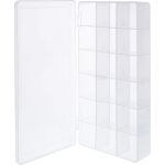 InLine Kleinteilebox, 18 Fächer, Abmessungen: 213x114x35mm, transparent