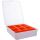InLine Kleinteilebox, 7 Fächer, Abmessungen: 180x140x40mm, orange