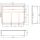 InLine Kleinteilebox, 4 Fächer, Abmessungen: 180x140x40mm, orange