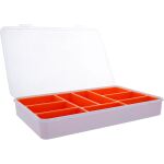 InLine Kleinteilebox, 9 Fächer, Abmessungen: 290x185x45mm, orange
