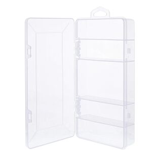 InLine Kleinteilebox, 5 Fächer, Abmessungen: 206x107x33mm, transparent