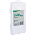 InLine Kleinteilebox, 6 Fächer, Abmessungen: 206x107x33mm, transparent