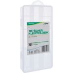 InLine Kleinteilebox, 10 Fächer, Abmessungen: 206x107x33mm, transparent