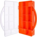 InLine Kleinteilebox, 11 Fächer, Abmessungen: 271x186x40mm, orange