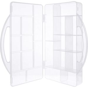 InLine Kleinteilebox, 11 Fächer, Abmessungen: 271x186x40mm, transparent