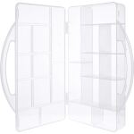 InLine Kleinteilebox, 11 Fächer, Abmessungen: 271x186x40mm, transparent