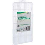 InLine Kleinteilebox, 18 Fächer, Abmessungen: 207x110x27mm, transparent
