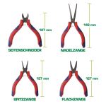 InLine Elektronik-Zangen, Set, 8-teilig