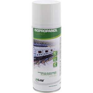 InLine Isopropanol, universeller, milder Reiniger, Reinheit > 99,9%, 400ml