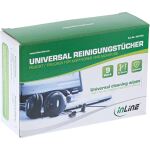 InLine Universal Reinigungstücher nass/trocken für Kopfhörer und Monitore