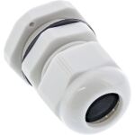 InLine Kabeldurchführung PG 7 Nylon IP68 3,5-6mm, grau, 10 Stück