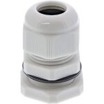 InLine Kabeldurchführung PG 7 Nylon IP68 3,5-6mm, grau, 10 Stück