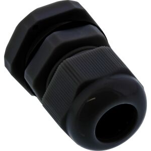 InLine Kabeldurchführung PG 7 Nylon IP68 3,5-6mm, schwarz, 10 Stück