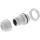 InLine Kabeldurchführung PG 13.5 Nylon IP68 6-12mm, grau, 10 Stück