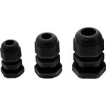 InLine Kabeldurchführung PG 13.5 Nylon IP68 6-12mm, schwarz, 10 Stück